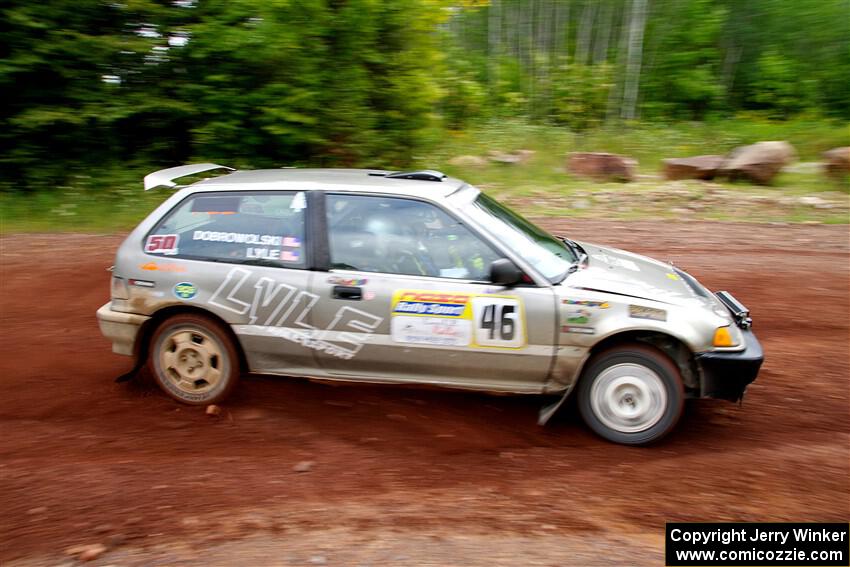 Nick Lyle / Kevin Dobrowolski Honda Civic Si on SS2, Norway South I.