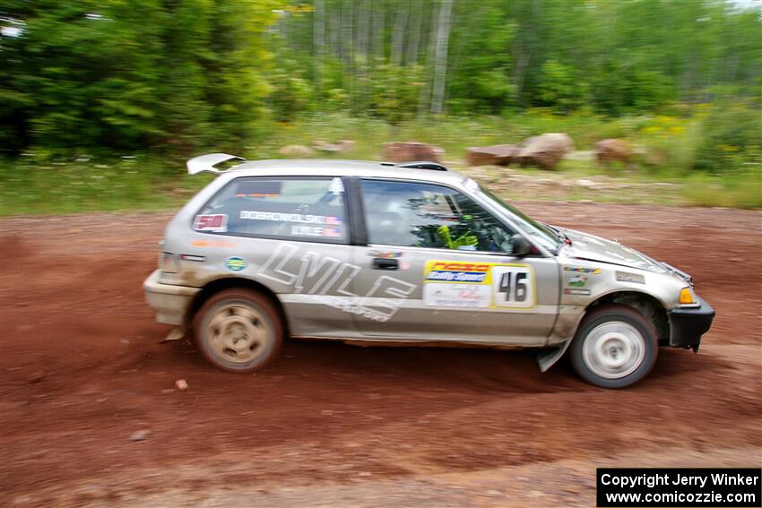 Nick Lyle / Kevin Dobrowolski Honda Civic Si on SS2, Norway South I.