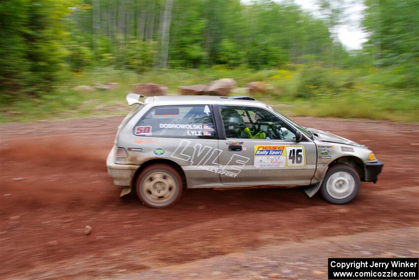 Nick Lyle / Kevin Dobrowolski Honda Civic Si on SS2, Norway South I.