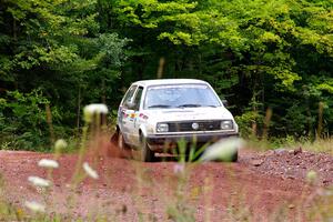 Shanti Witt / Elena Huizar VW Golf on SS2, Norway South I.