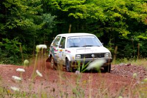 Shanti Witt / Elena Huizar VW Golf on SS2, Norway South I.