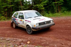 Shanti Witt / Elena Huizar VW Golf on SS2, Norway South I.