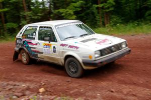 Shanti Witt / Elena Huizar VW Golf on SS2, Norway South I.