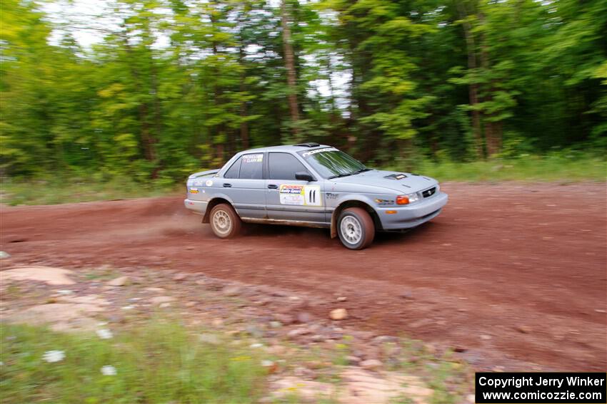 Dexter Clark / Bryce Proseus Nissan Sentra SE-R on SS2, Norway South I.