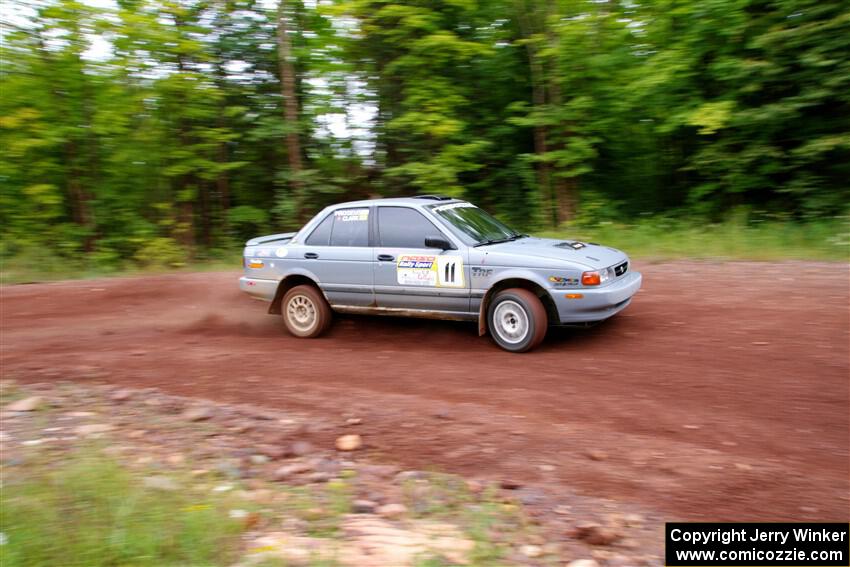 Dexter Clark / Bryce Proseus Nissan Sentra SE-R on SS2, Norway South I.