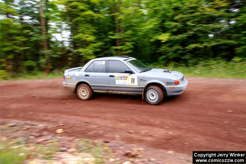 Dexter Clark / Bryce Proseus Nissan Sentra SE-R on SS2, Norway South I.