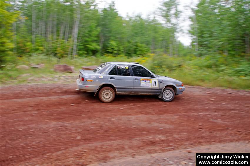 Dexter Clark / Bryce Proseus Nissan Sentra SE-R on SS2, Norway South I.