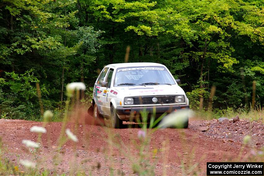 Shanti Witt / Elena Huizar VW Golf on SS2, Norway South I.