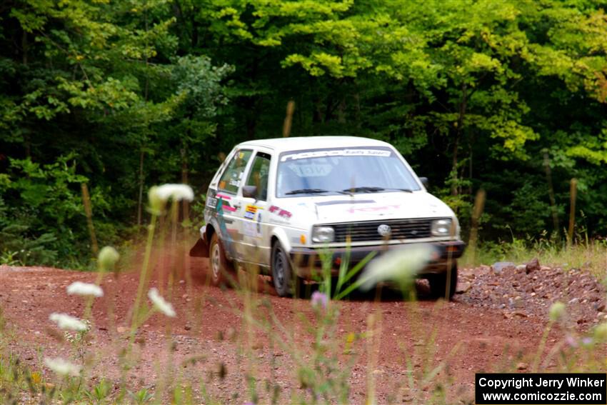 Shanti Witt / Elena Huizar VW Golf on SS2, Norway South I.