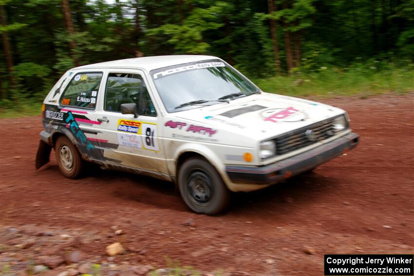 Shanti Witt / Elena Huizar VW Golf on SS2, Norway South I.