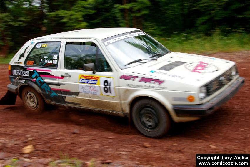 Shanti Witt / Elena Huizar VW Golf on SS2, Norway South I.