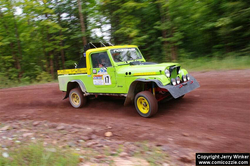 Mike Purzycki / Matt Wernette Jeep Scrambler on SS2, Norway South I.