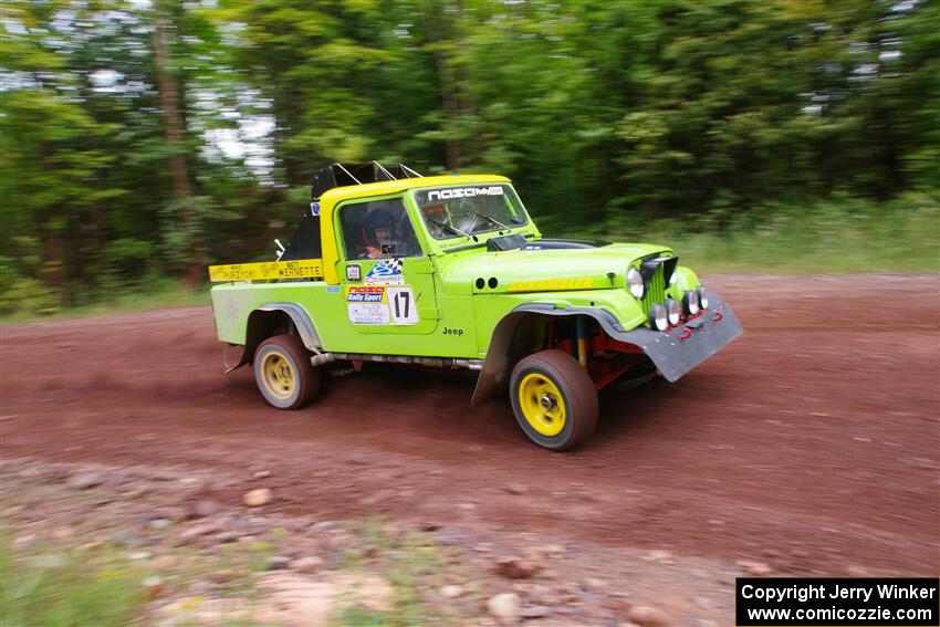 Mike Purzycki / Matt Wernette Jeep Scrambler on SS2, Norway South I.