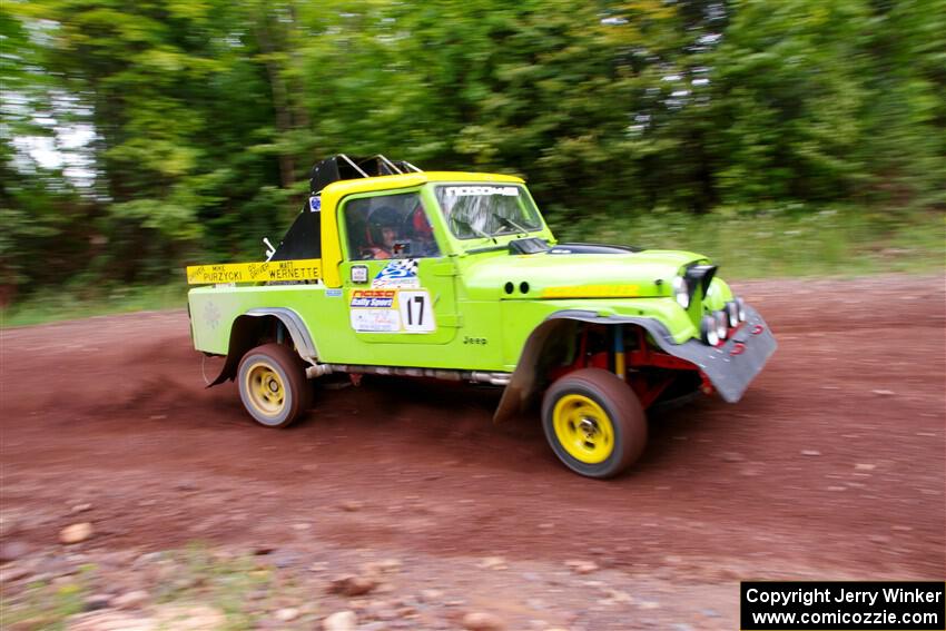 Mike Purzycki / Matt Wernette Jeep Scrambler on SS2, Norway South I.