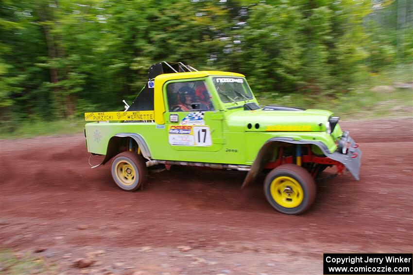 Mike Purzycki / Matt Wernette Jeep Scrambler on SS2, Norway South I.