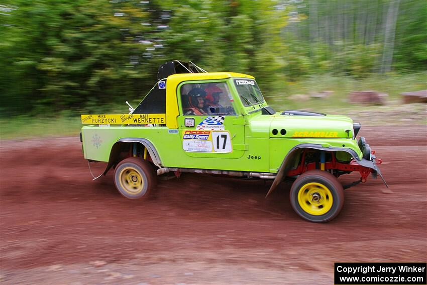 Mike Purzycki / Matt Wernette Jeep Scrambler on SS2, Norway South I.