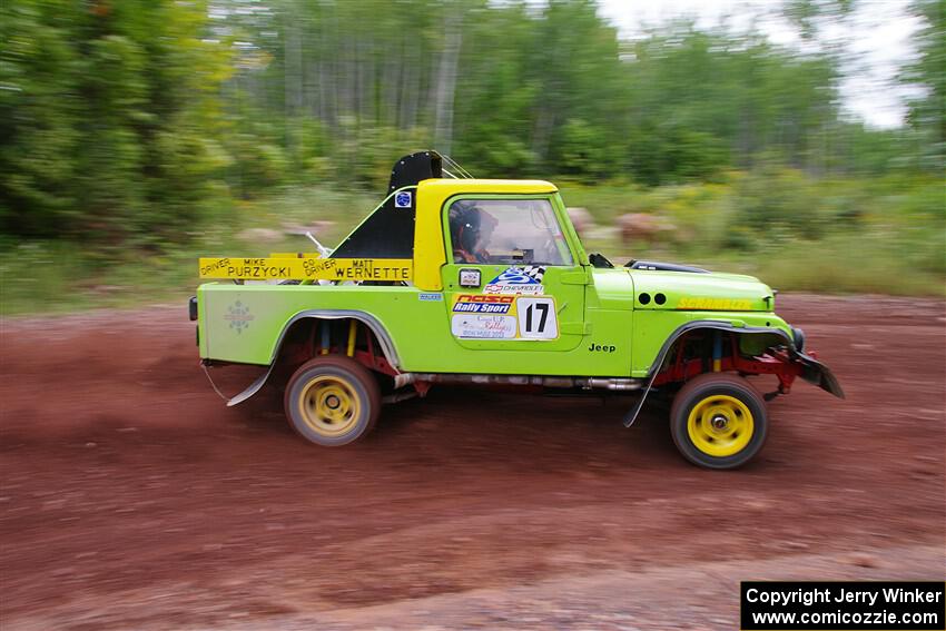 Mike Purzycki / Matt Wernette Jeep Scrambler on SS2, Norway South I.