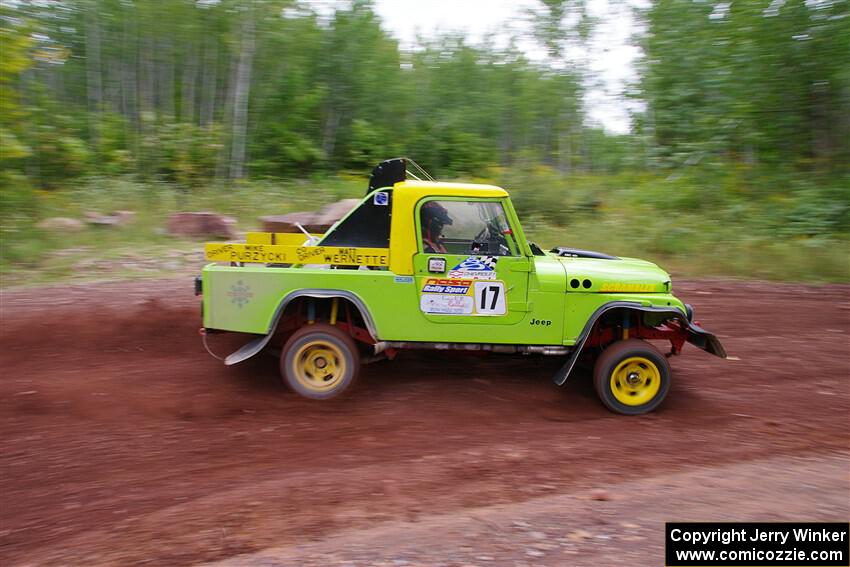 Mike Purzycki / Matt Wernette Jeep Scrambler on SS2, Norway South I.