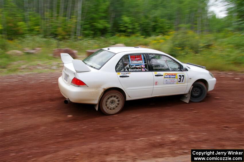 Andrew Bockheim / Salvatore LoPresti Mitsubishi Lancer on SS2, Norway South I.