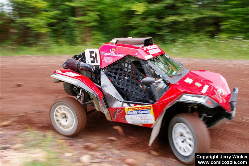 Sebastian Gomez Abero / Larry Davis Rage Comet R200T on SS2, Norway South I.