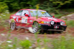 Barry Pilcher / Josh Pilcher BMW 325is on SS2, Norway South I.