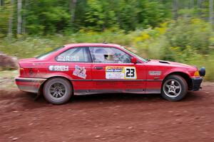 Barry Pilcher / Josh Pilcher BMW 325is on SS2, Norway South I.