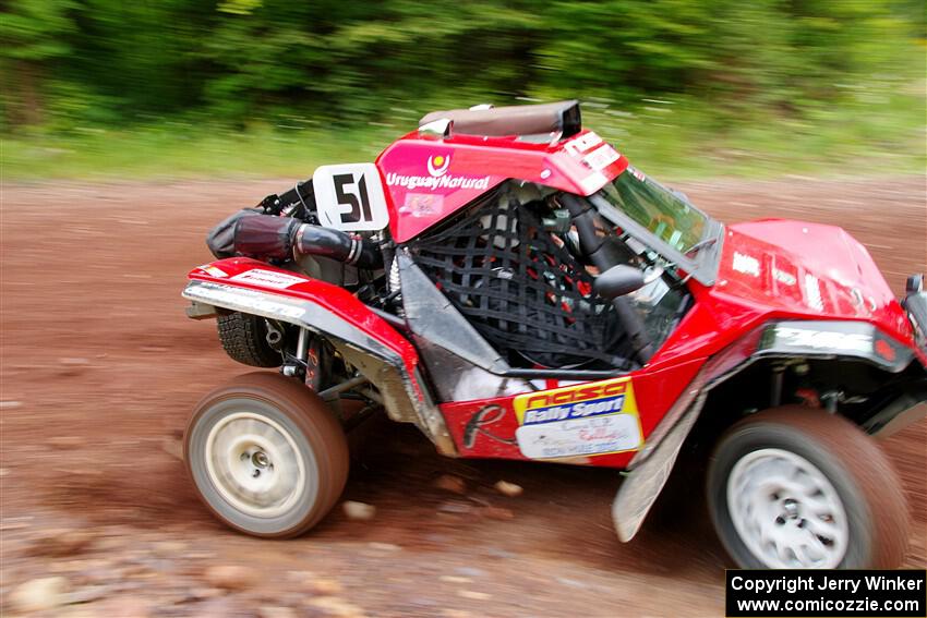 Sebastian Gomez Abero / Larry Davis Rage Comet R200T on SS2, Norway South I.