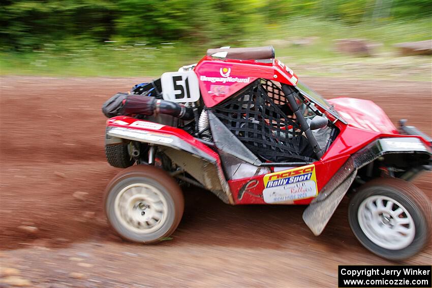 Sebastian Gomez Abero / Larry Davis Rage Comet R200T on SS2, Norway South I.