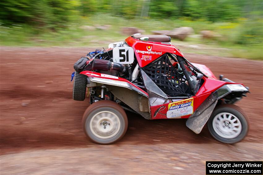 Sebastian Gomez Abero / Larry Davis Rage Comet R200T on SS2, Norway South I.