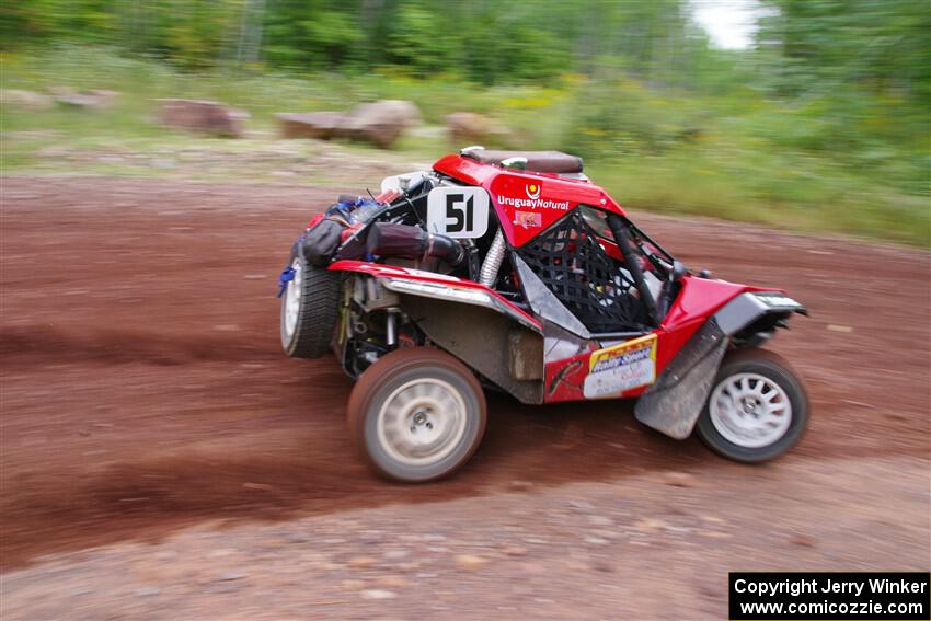 Sebastian Gomez Abero / Larry Davis Rage Comet R200T on SS2, Norway South I.