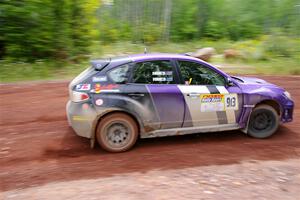 Silas Himes / Charlotte Himes Subaru WRX STi on SS2, Norway South I.