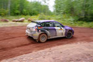 Silas Himes / Charlotte Himes Subaru WRX STi on SS2, Norway South I.