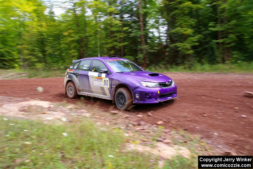 Silas Himes / Charlotte Himes Subaru WRX STi on SS2, Norway South I.