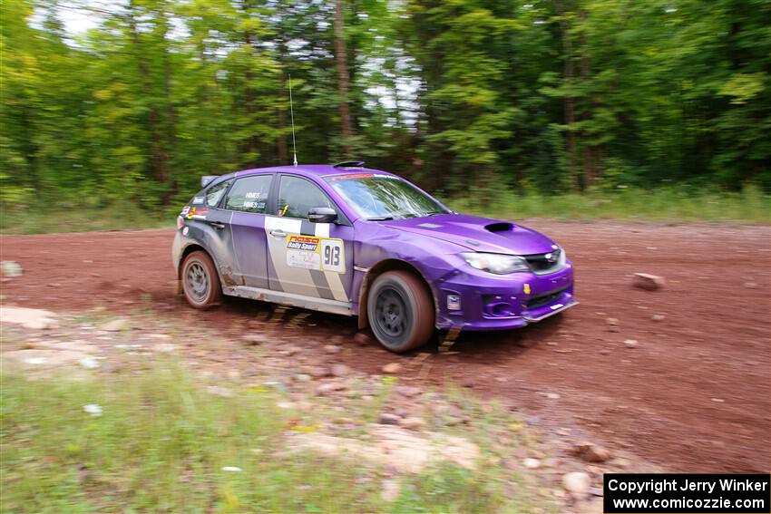 Silas Himes / Charlotte Himes Subaru WRX STi on SS2, Norway South I.