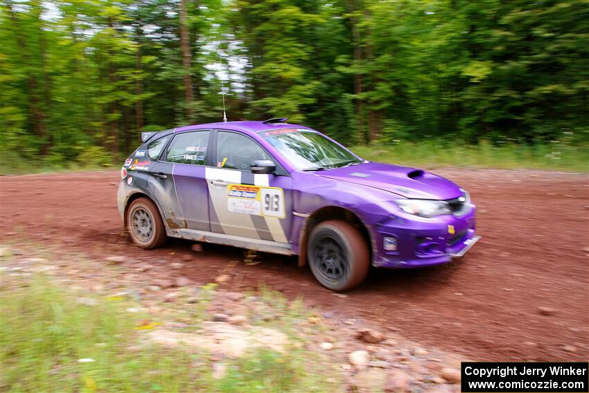 Silas Himes / Charlotte Himes Subaru WRX STi on SS2, Norway South I.