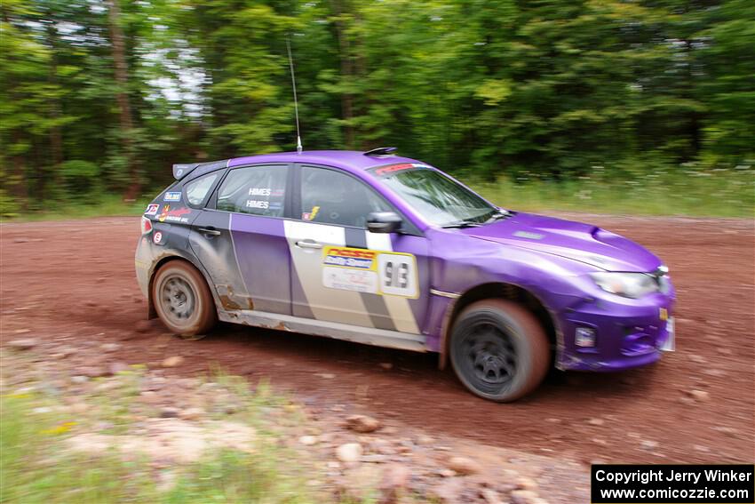 Silas Himes / Charlotte Himes Subaru WRX STi on SS2, Norway South I.