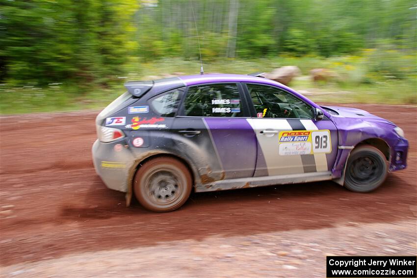 Silas Himes / Charlotte Himes Subaru WRX STi on SS2, Norway South I.