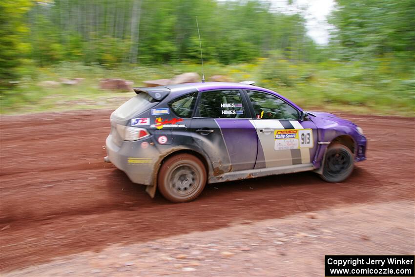 Silas Himes / Charlotte Himes Subaru WRX STi on SS2, Norway South I.