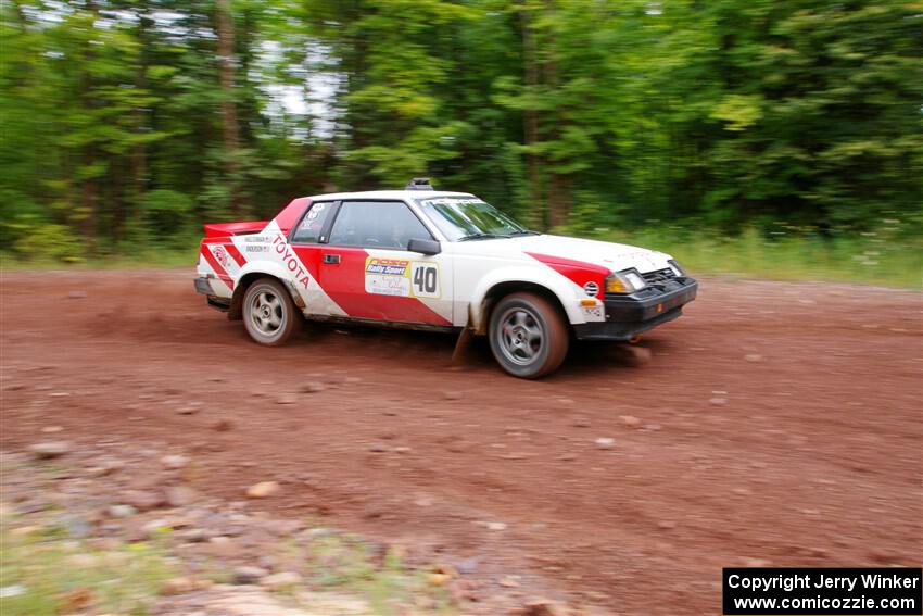 Eric Anderson / Taylor Haelterman Toyota Celica GTS on SS2, Norway South I.