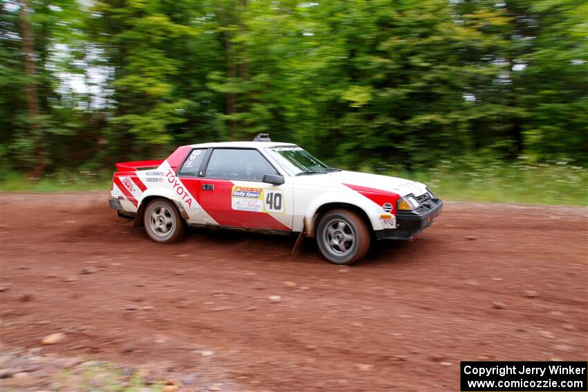 Eric Anderson / Taylor Haelterman Toyota Celica GTS on SS2, Norway South I.