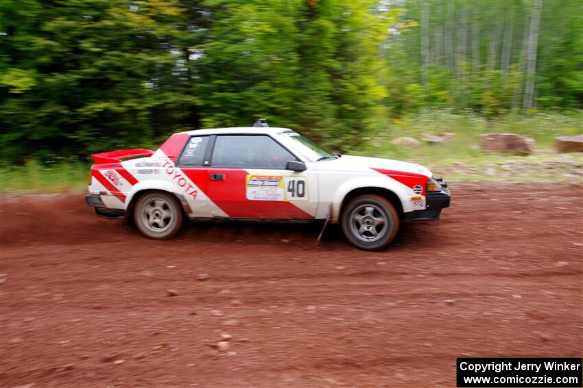 Eric Anderson / Taylor Haelterman Toyota Celica GTS on SS2, Norway South I.