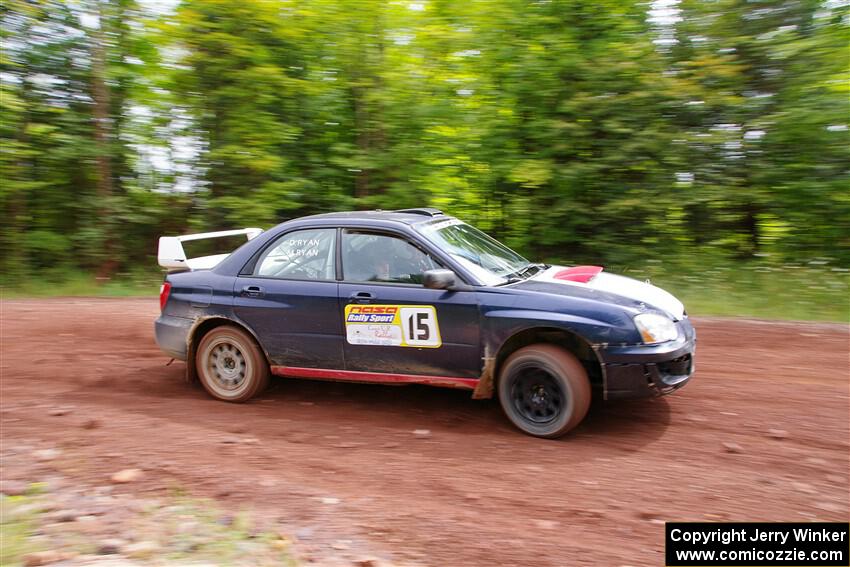 Mike Ryan / Dan Ryan Subaru Impreza 2.5RS on SS2, Norway South I.