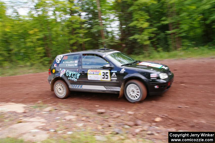 Chase Blakely / Mike Callaway VW GTI on SS2, Norway South I.