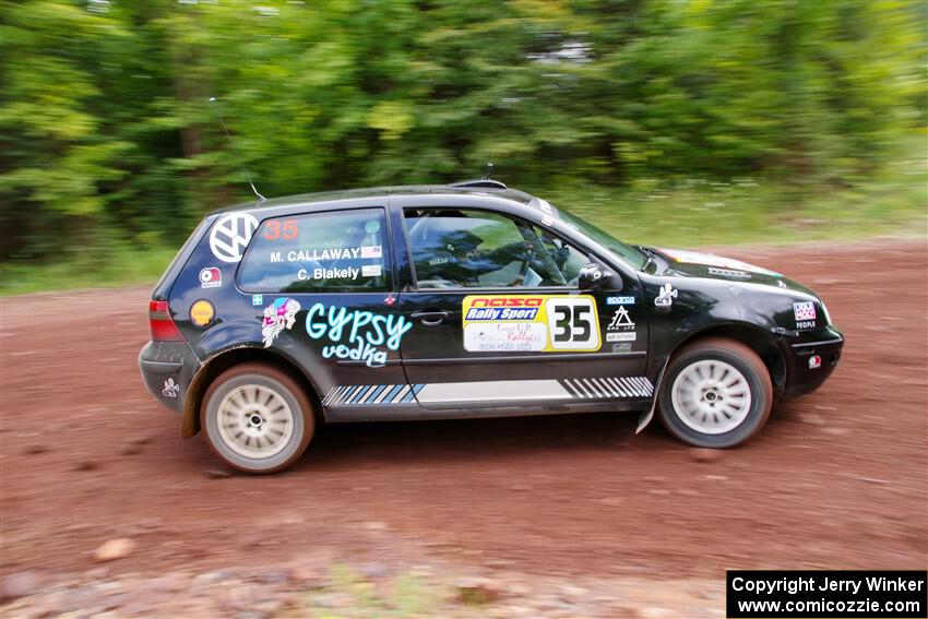 Chase Blakely / Mike Callaway VW GTI on SS2, Norway South I.