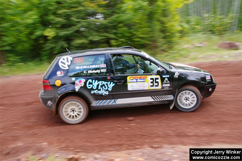 Chase Blakely / Mike Callaway VW GTI on SS2, Norway South I.