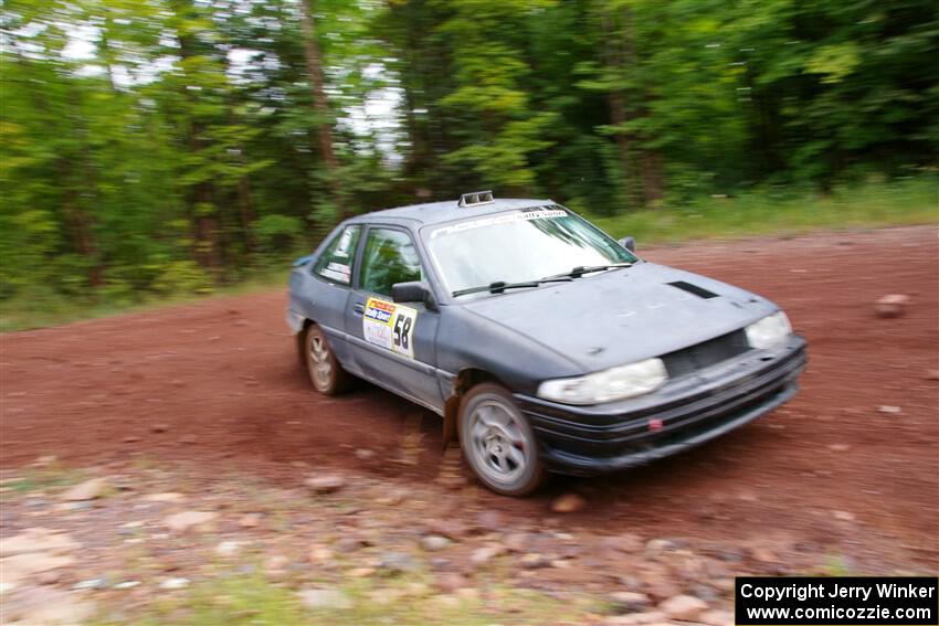 Jacob Kennedy / James Smith Ford Escort GT on SS2, Norway South I.