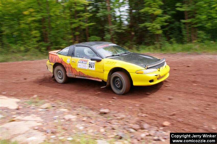 Eli Goethel / Max Sutton Mitsubishi Eclipse on SS2, Norway South I.