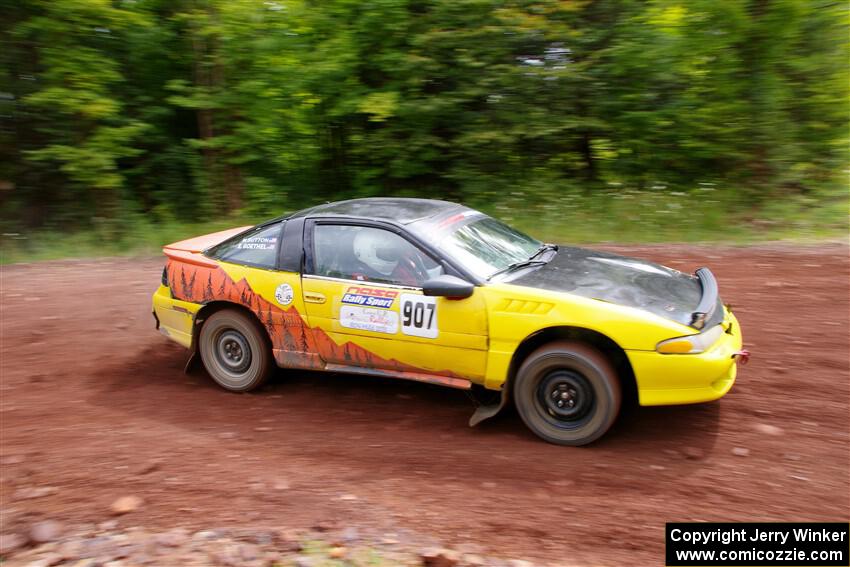 Eli Goethel / Max Sutton Mitsubishi Eclipse on SS2, Norway South I.