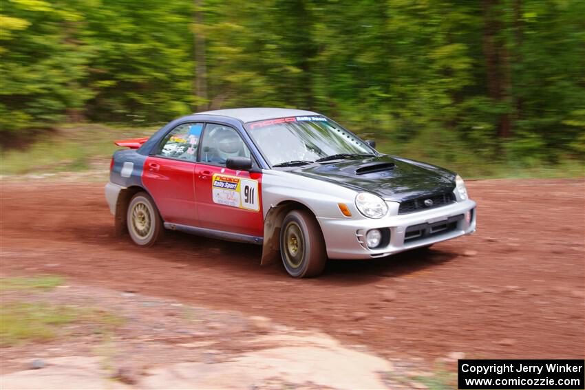 Jonathon Nagel / Chris Woodry Subaru Impreza 2.5RS on SS2, Norway South I.