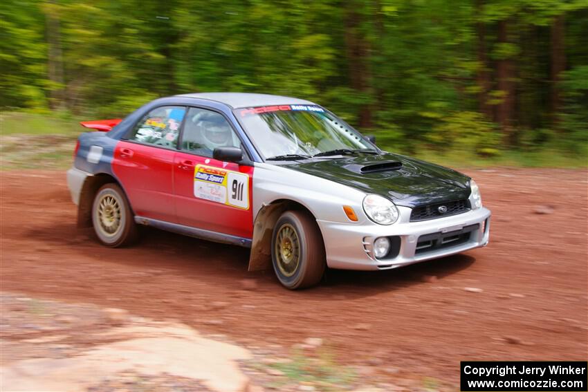 Jonathon Nagel / Chris Woodry Subaru Impreza 2.5RS on SS2, Norway South I.